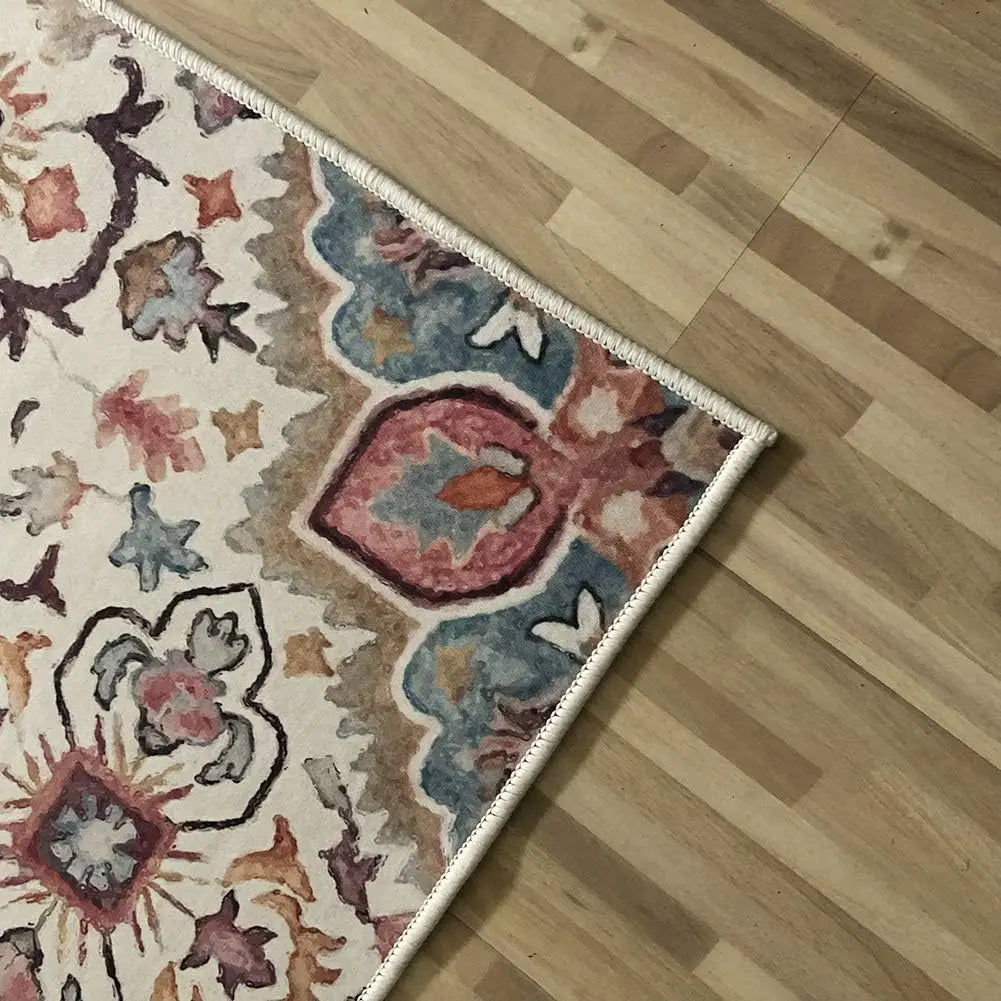 American Country Style Crystal Pile Carpet – Non-Slip Machine Washable Rug for Living Rooms, Bedrooms, and More - Loovy #