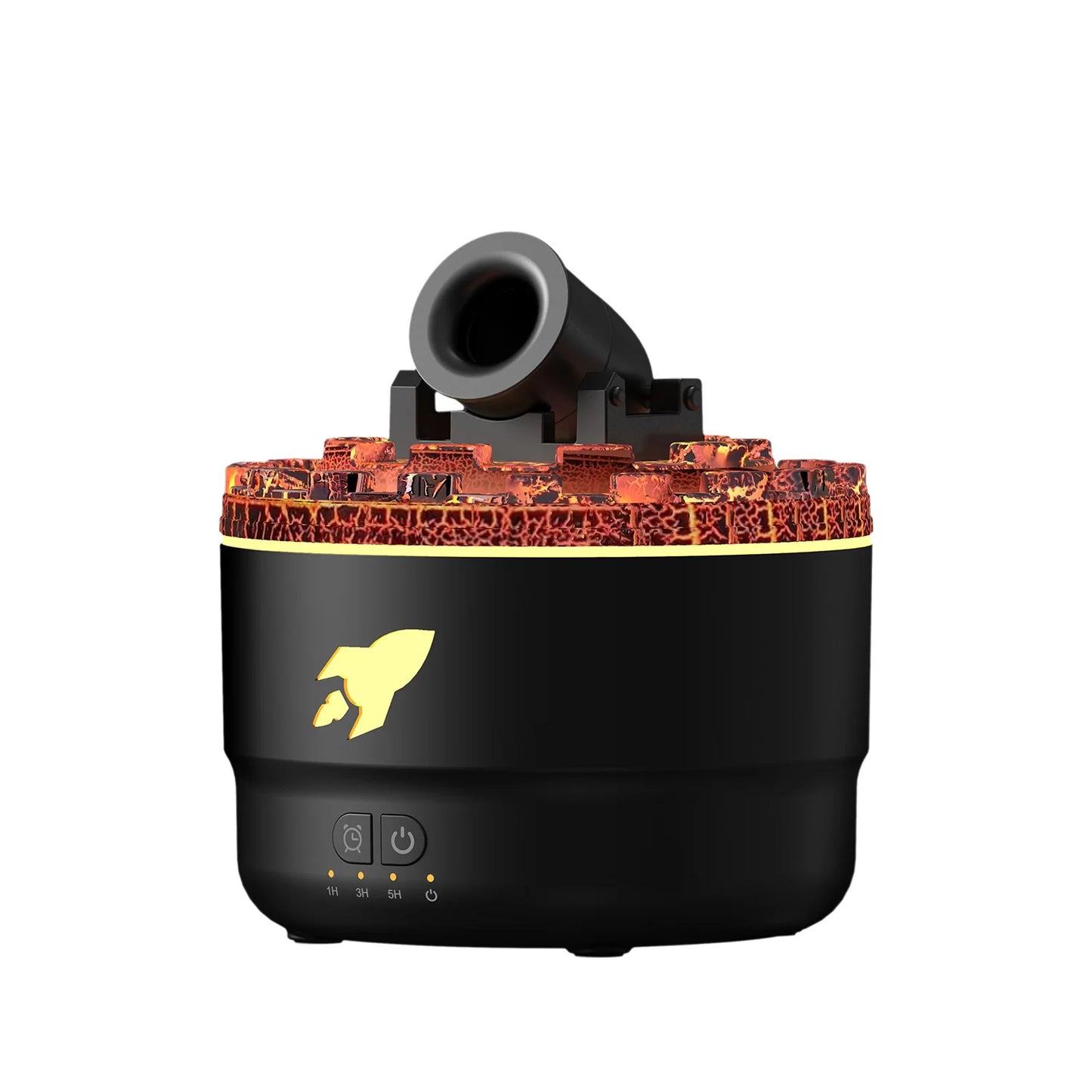 Volcanic Crack Light Cannons Humidifier – Essential Oil Diffuser with Aromatherapy and Visual Effects - Loovy #