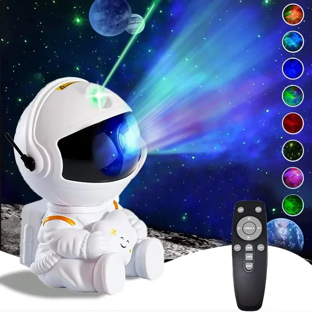 Astronaut Galaxy Star Projector – Transform Your Room into a Starry Sky - Loovy #