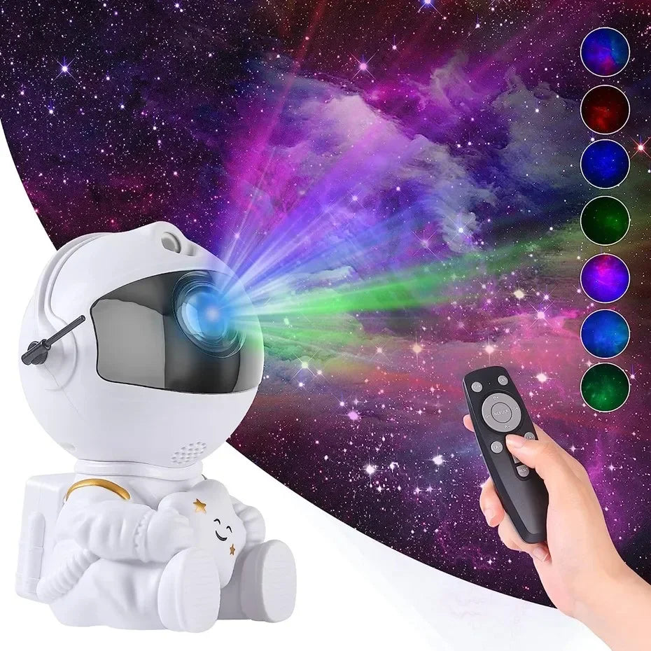 Astronaut Galaxy Star Projector – Transform Your Room into a Starry Sky - Loovy #