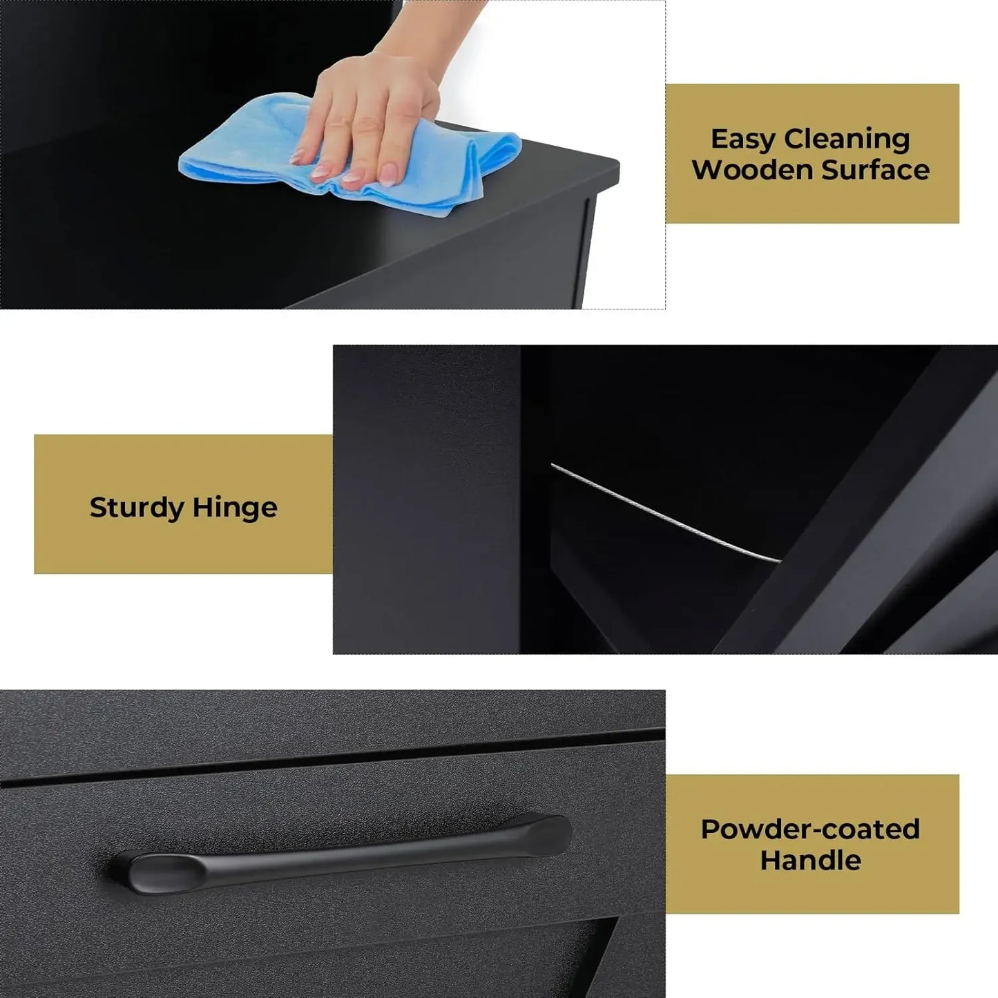 Dual Tilt-Out Trash Cabinet - Kitchen Storage with Modern Design - Loovy #