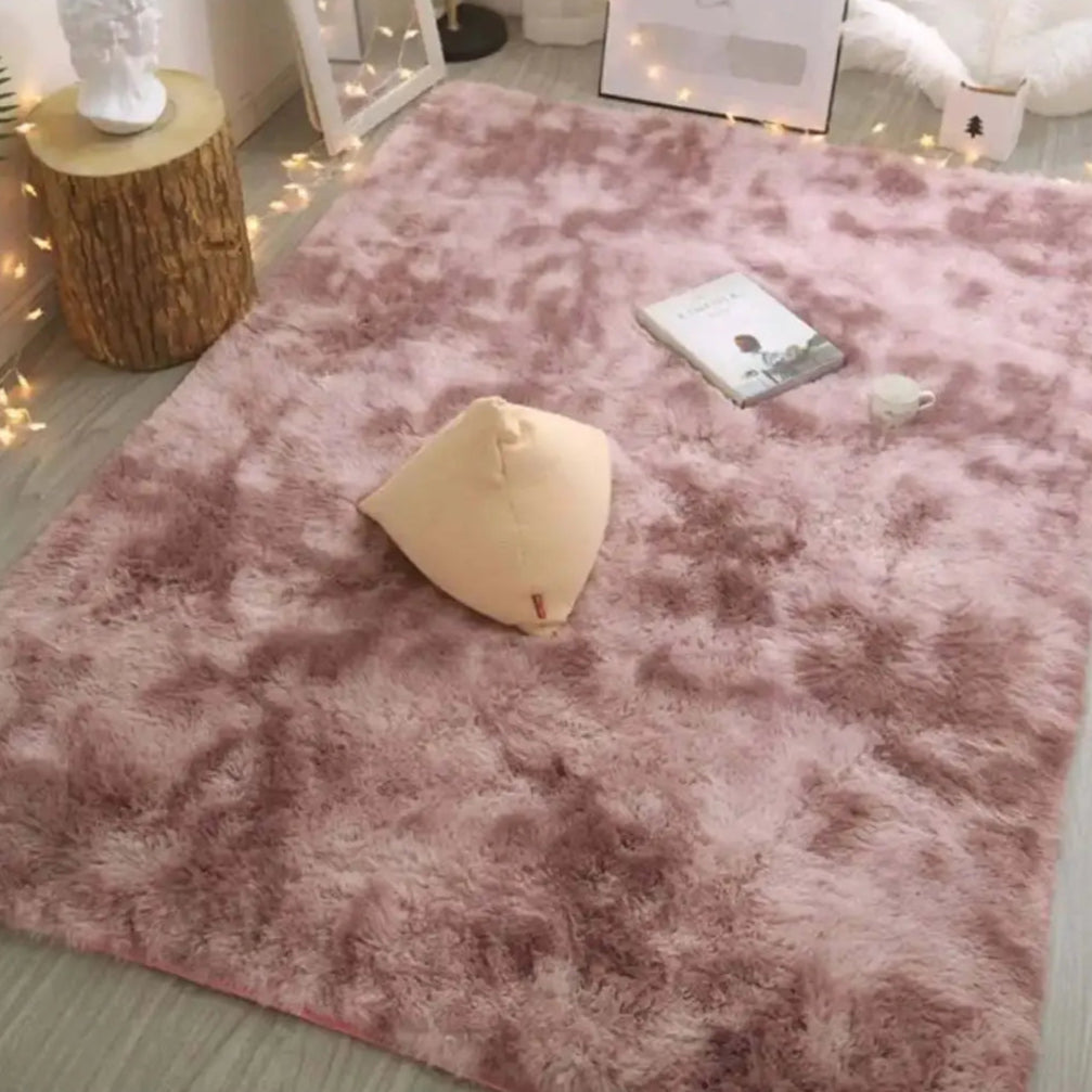 Modern Minimalist Luxury Living Room Carpet - Silk Wool Non-Slip Rug - Loovy #