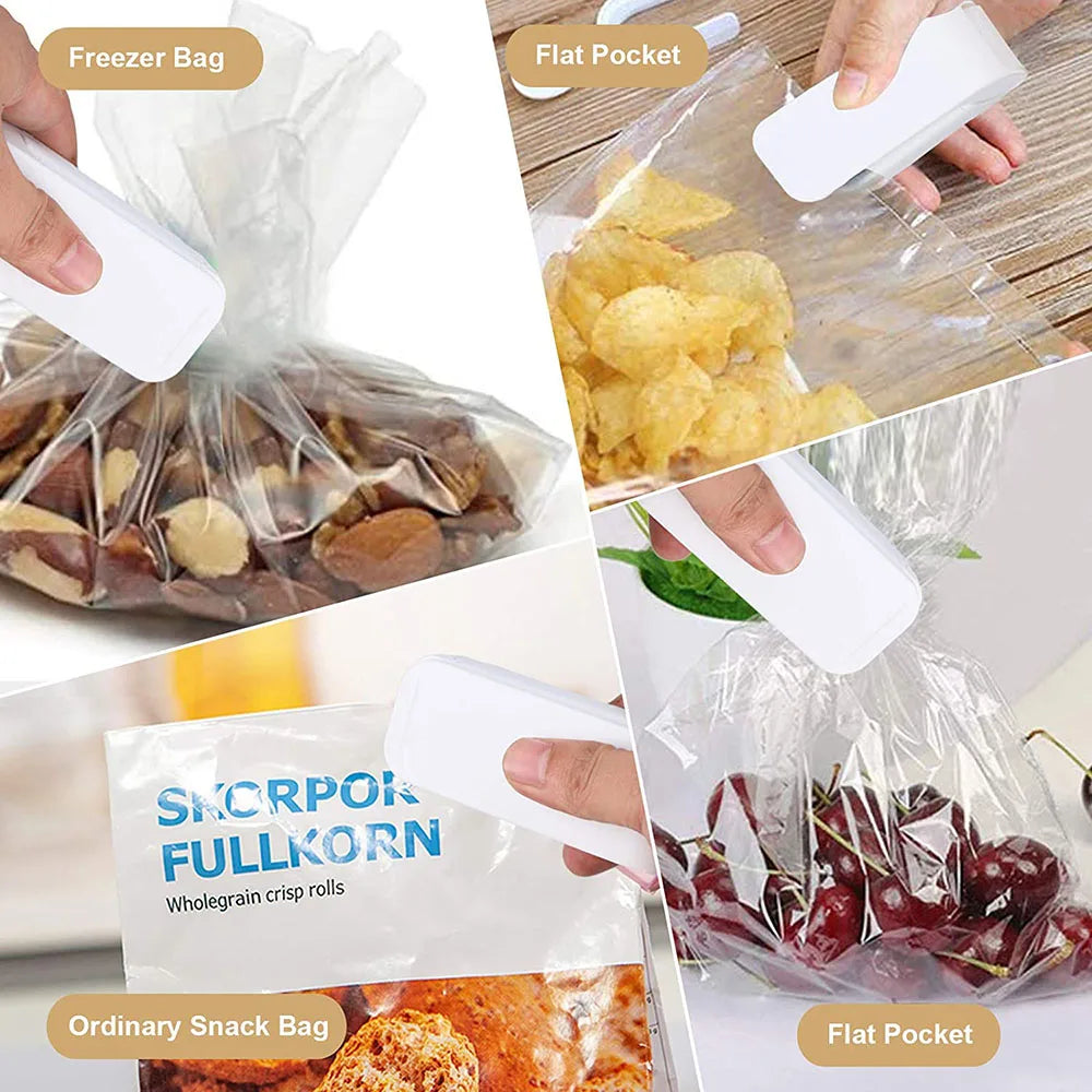 Portable Mini Heat Sealer - Food Saver for Bags & Snacks - Loovy #