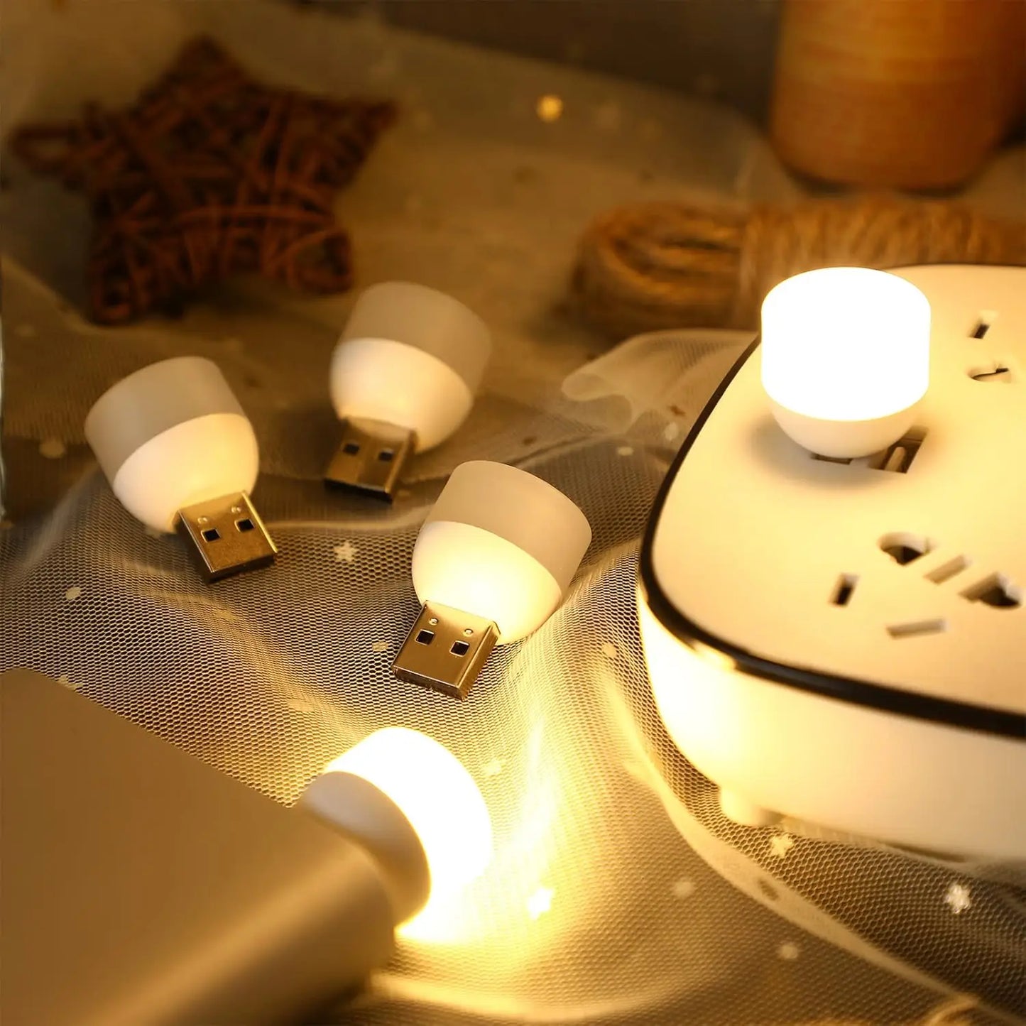 Mini USB Plug-in Night Light – Compact and Eye-Friendly Lighting Solution - Loovy #