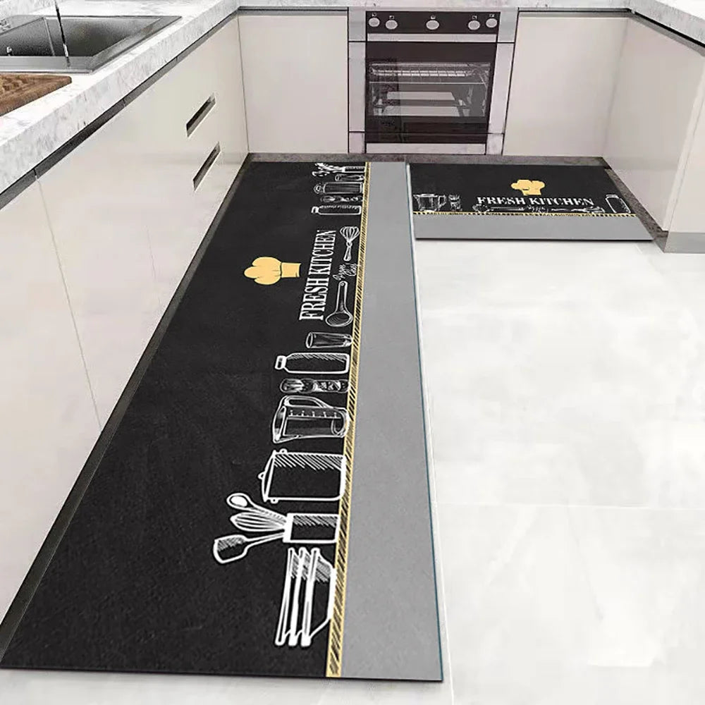 Soft Anti-Slip Kitchen Floor Mat, Carpet– Washable Long Hallway and Bedroom Rugs for Home Décor - Loovy #