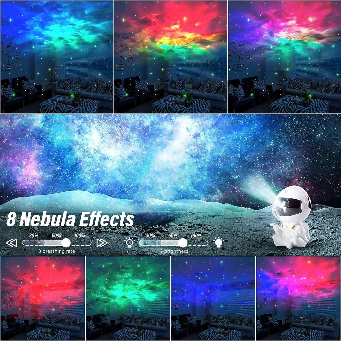 Astronaut Galaxy Star Projector – Transform Your Room into a Starry Sky - Loovy #