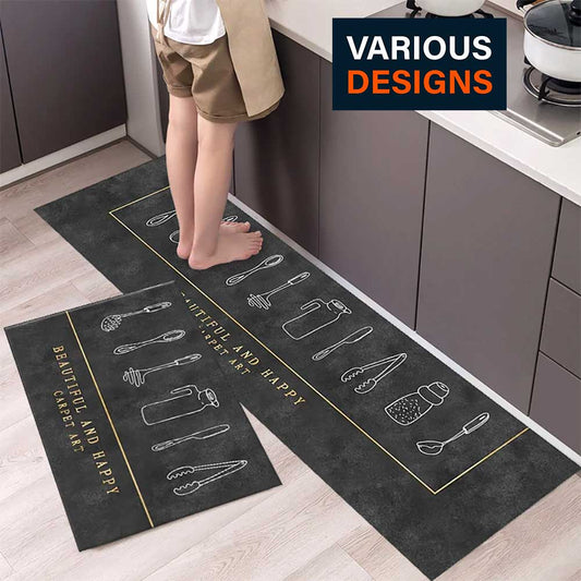 Soft Anti-Slip Kitchen Floor Mat, Carpet– Washable Long Hallway and Bedroom Rugs for Home Décor - Loovy # 