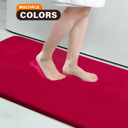 Memory Foam Bath Mat – Super Absorbent, Non-Slip Bathroom Rug, Bathrooms, restrooms, kitchens & doorways - Loovy # 