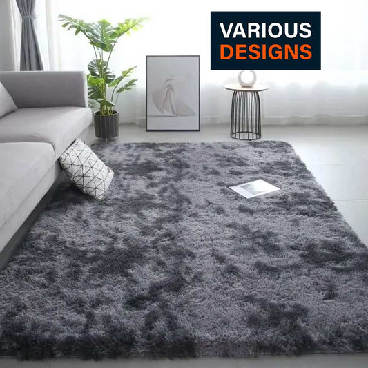 Modern Minimalist Luxury Living Room Carpet - Silk Wool Non-Slip Rug - Loovy # 