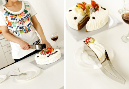 Effortless Cake Slicer & Server - Cut, Serve & Impress in One Go - Loovy # 
