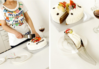 Effortless Cake Slicer & Server - Cut, Serve & Impress in One Go - Loovy # 