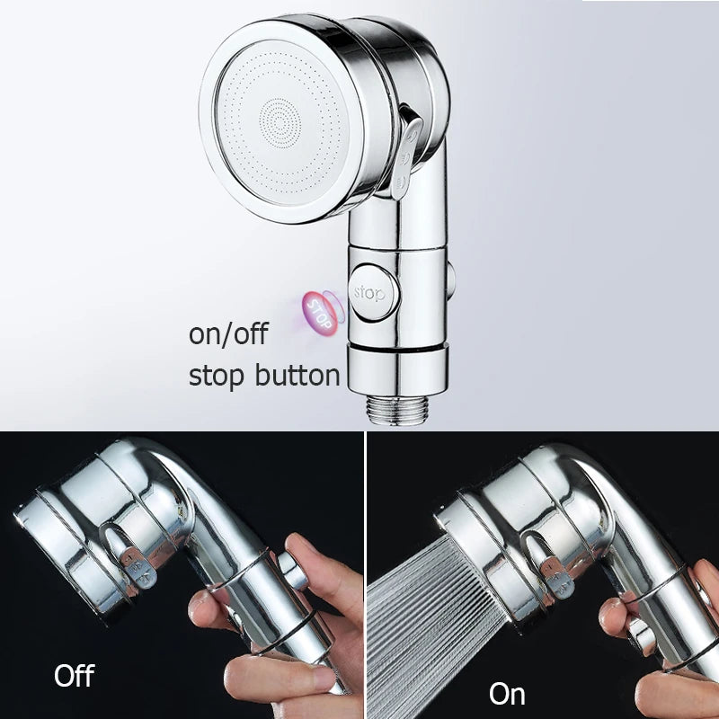 3-Way Faucet Diverter with Shower Head - Multi-Function for Salon & Home - Loovy # 