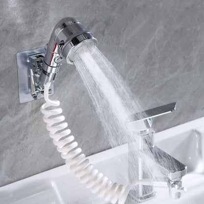 3-Way Faucet Diverter with Shower Head - Multi-Function for Salon & Home - Loovy # 