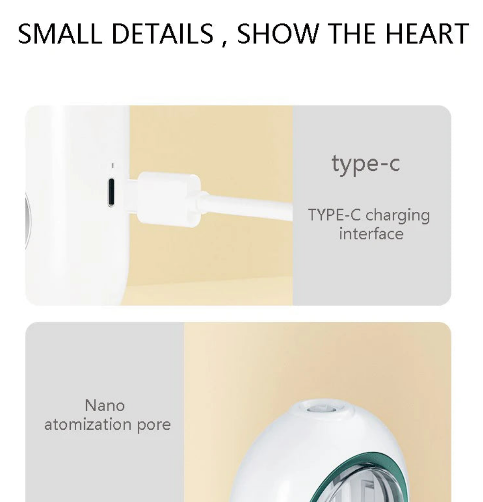 120ml Wall-Mounted Essential Oil Diffuser – 4 Modes Aroma Freshener with Night Light - Loovy # 