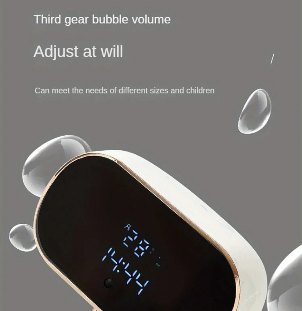 Intelligent Wall Mounted Sensing Soap Dispenser with Non-contact Infrared Bubbles Suitable for Kitchens and Bathrooms - Loovy # 