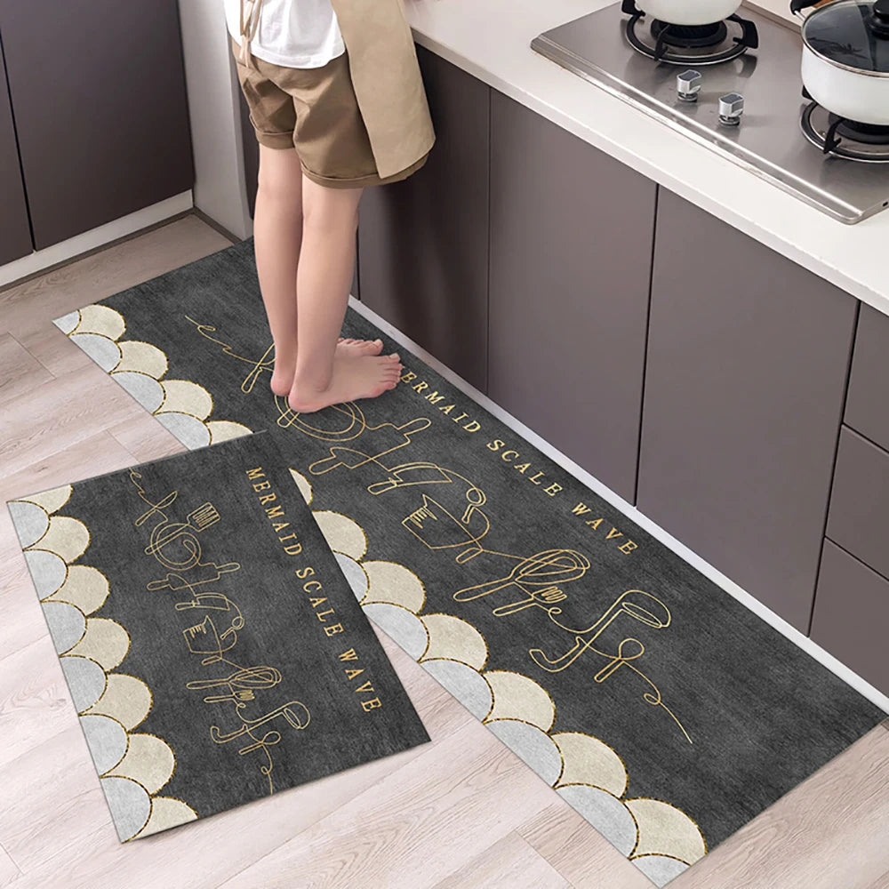 Soft Anti-Slip Kitchen Floor Mat, Carpet– Washable Long Hallway and Bedroom Rugs for Home Décor - Loovy # 