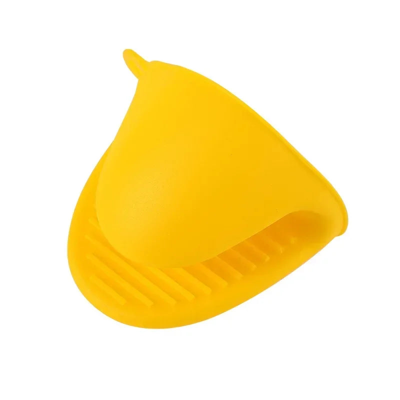 1PC Heat Resistant Silicone Oven Mitts with Clips - Non-Slip & Anti-Scalding for Safe Cooking - Loovy # 