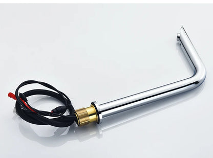 Sensor Basin Faucet – Chrome Deck-Mounted Automatic Water Mixer Tap - Loovy # 