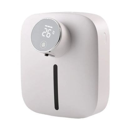 Wall-Mounted Automatic Soap Dispenser with LED Display and Infrared Sensor - Loovy # 