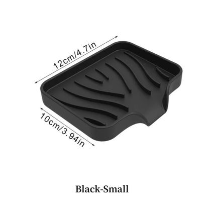 Silicone Soap Dish with Drainage - Self-Draining for Bathroom & Kitchen - Loovy # 