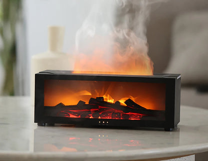 Flame Aroma Humidifier with Essential Oil Diffuser & Remote Control - Loovy # 