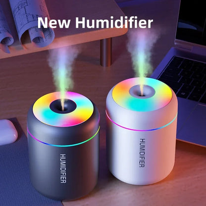 Compact Mini USB Air Humidifier & Aroma Diffuser - Loovy # 