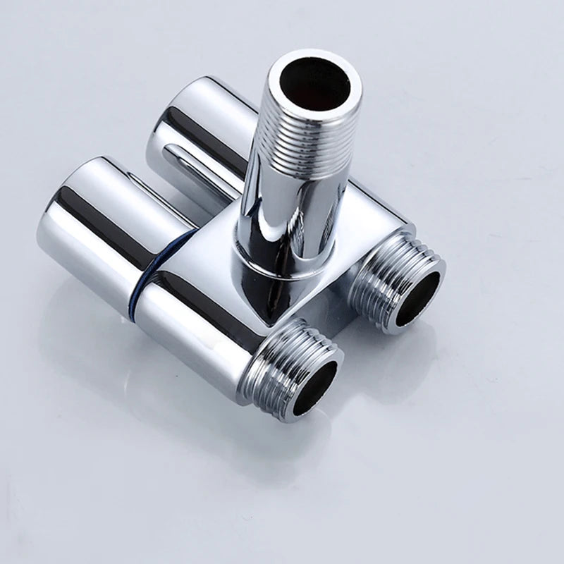 Zinc Alloy Wall-Mount Toilet Bidet Sprayer Set with Dual Outlet - Loovy # 