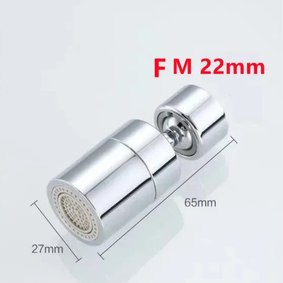 360° Swivel Faucet Spray Head – Rotatable Extension with Dual Modes for Water Saving - Loovy # 