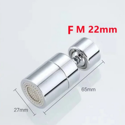 360° Swivel Faucet Spray Head – Rotatable Extension with Dual Modes for Water Saving - Loovy # 
