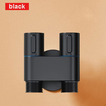 Zinc Alloy Wall-Mount Toilet Bidet Sprayer Set with Dual Outlet - Loovy # 