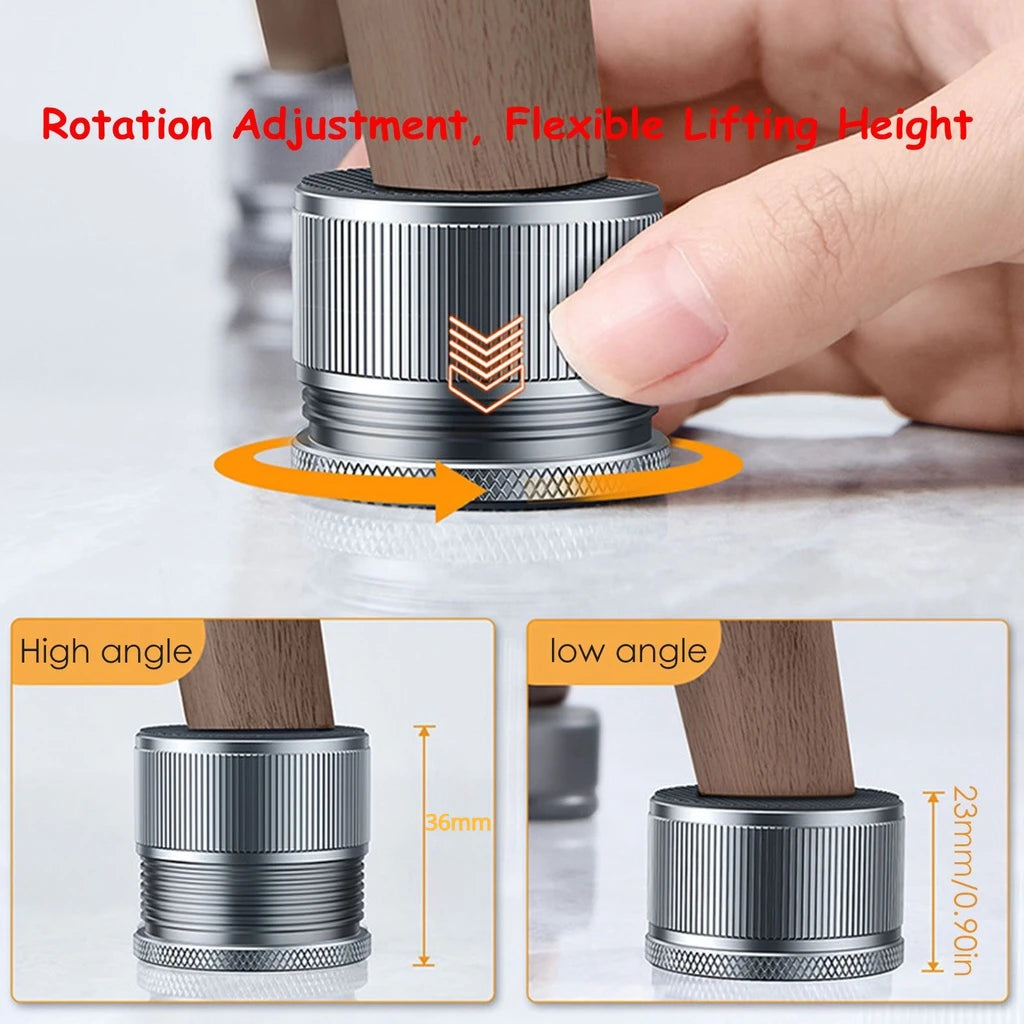 Adjustable Metal Furniture Leg Boosters – Anti-Slip and Shockproof Pads for Beds, Sofas, and Appliances - Loovy # 