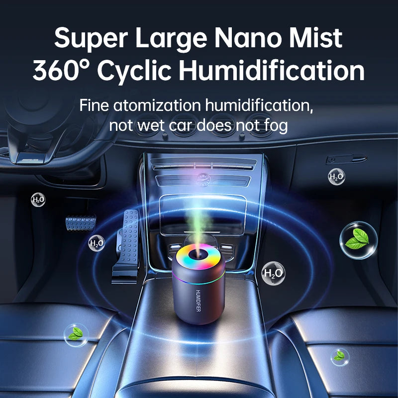 Compact Mini USB Air Humidifier & Aroma Diffuser - Loovy # 