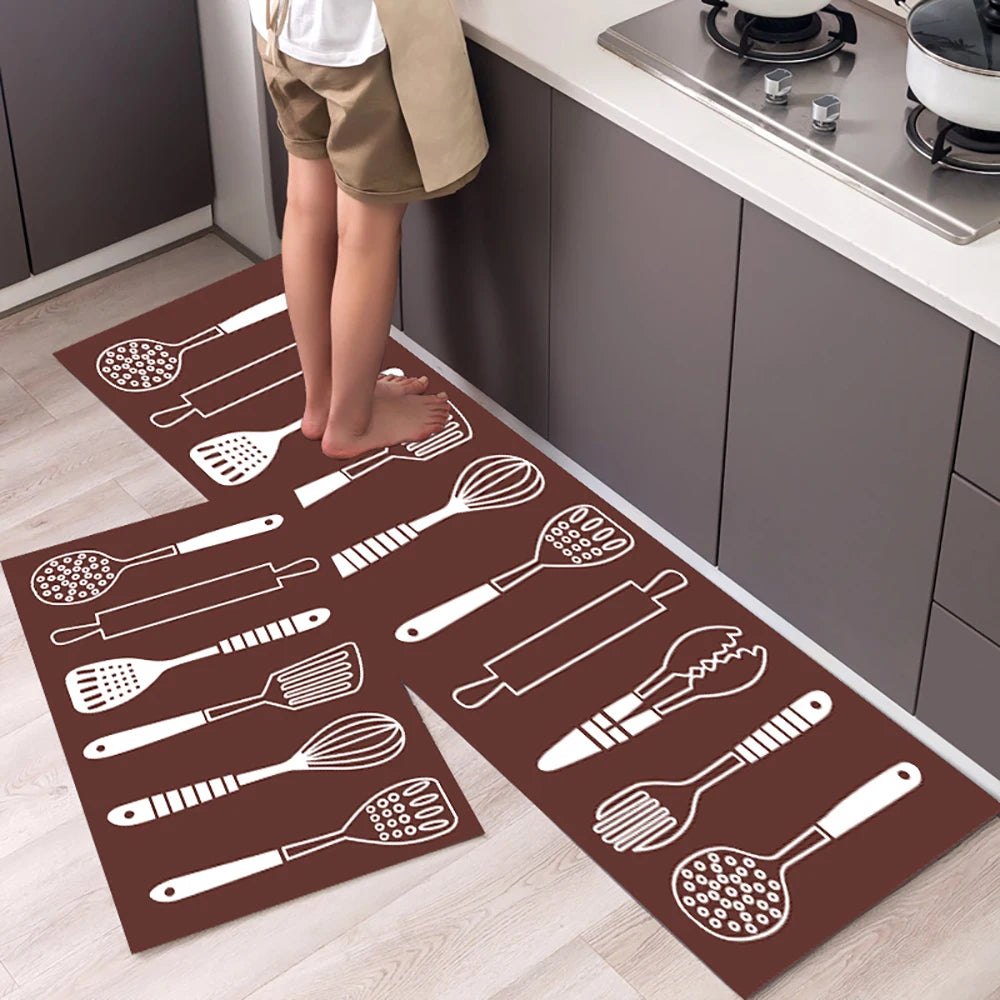 Soft Anti-Slip Kitchen Floor Mat, Carpet– Washable Long Hallway and Bedroom Rugs for Home Décor - Loovy # 
