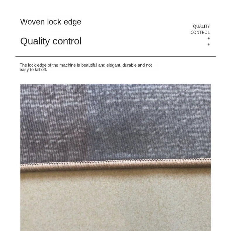 Modern Geometric Line Carpet – Crystal Velvet Mat for Living Room, Bedroom, and More - Loovy # 