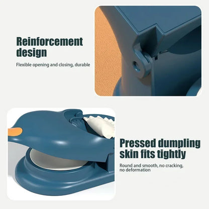 2-in-1 Dumpling Maker - Easy & Fast Dumpling Press for Home Cooks - Loovy # 