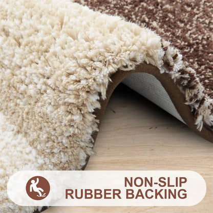 Shaggy Microfiber Bath Mat – Super Absorbent and Non-Slip Bathroom Rug - Loovy # 