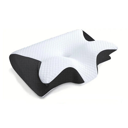 Butterfly Memory Foam Neck Pillow – Orthopedic Cervical Support - Loovy # 