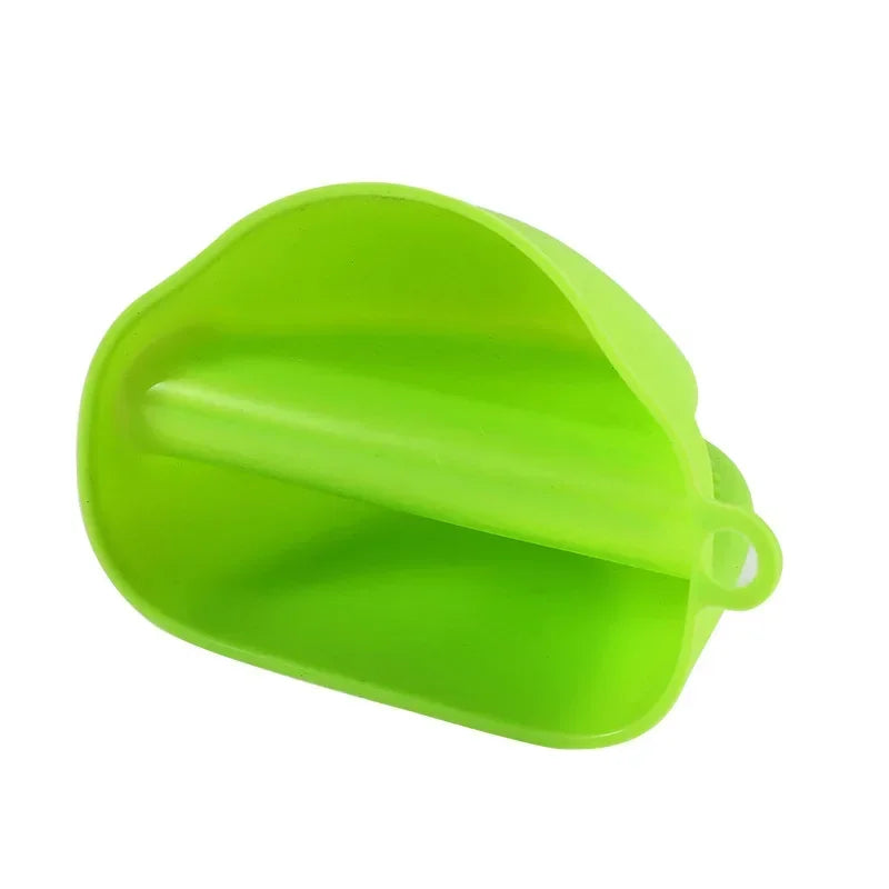 1PC Heat Resistant Silicone Oven Mitts with Clips - Non-Slip & Anti-Scalding for Safe Cooking - Loovy # 