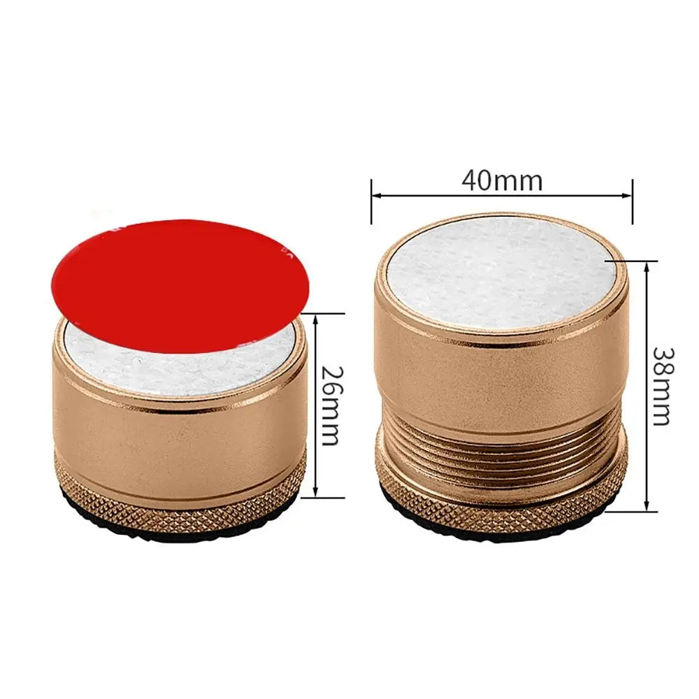 Metal Furniture Leg Riser – Non-Slip Cushion Pad for Tables, Chairs, Beds, and Cabinets - Loovy # 