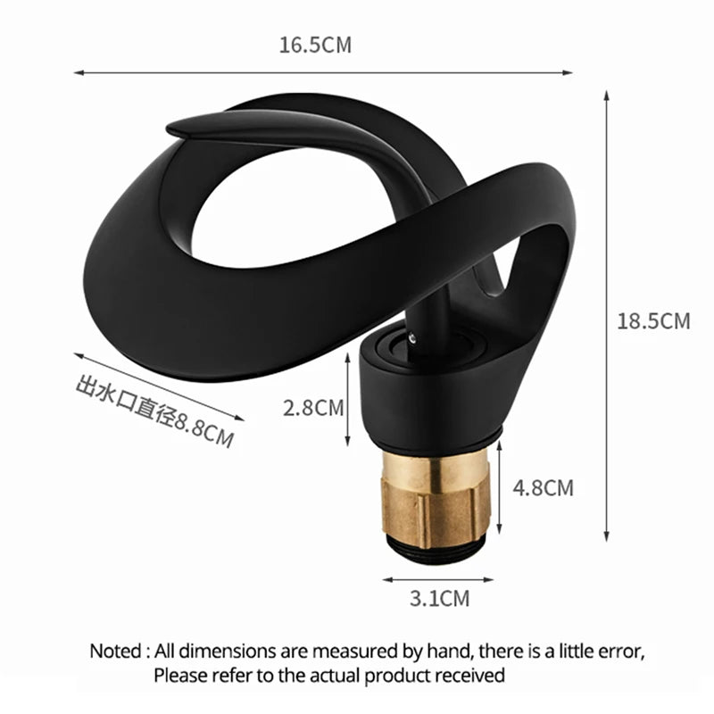 Creative Matte Golden Bathroom Basin Faucet – Modern Elegance for Your Sink - Loovy # 