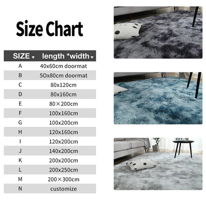 Modern Minimalist Rectangle Plush Carpet for Bedroom and Living Room - Loovy # 