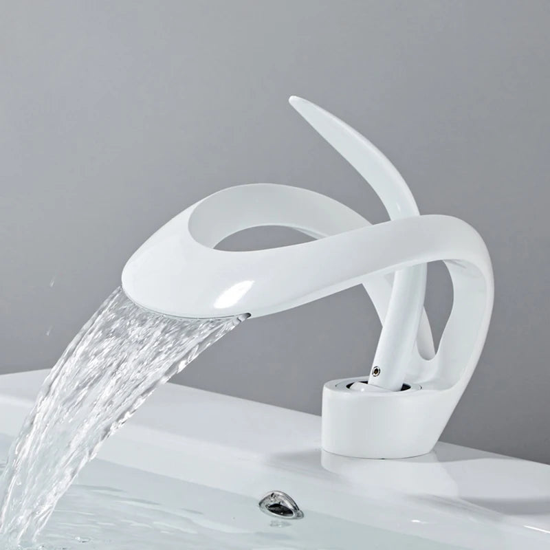 Creative Matte Golden Bathroom Basin Faucet – Modern Elegance for Your Sink - Loovy # 