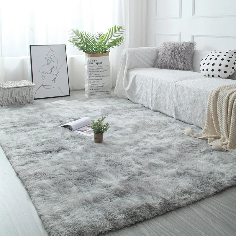 Fluffy Non-Slip Carpet – Modern Bedroom & Living Room Rug for Home Décor - Loovy # 
