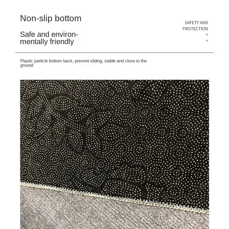 Modern Geometric Line Carpet – Crystal Velvet Mat for Living Room, Bedroom, and More - Loovy # 