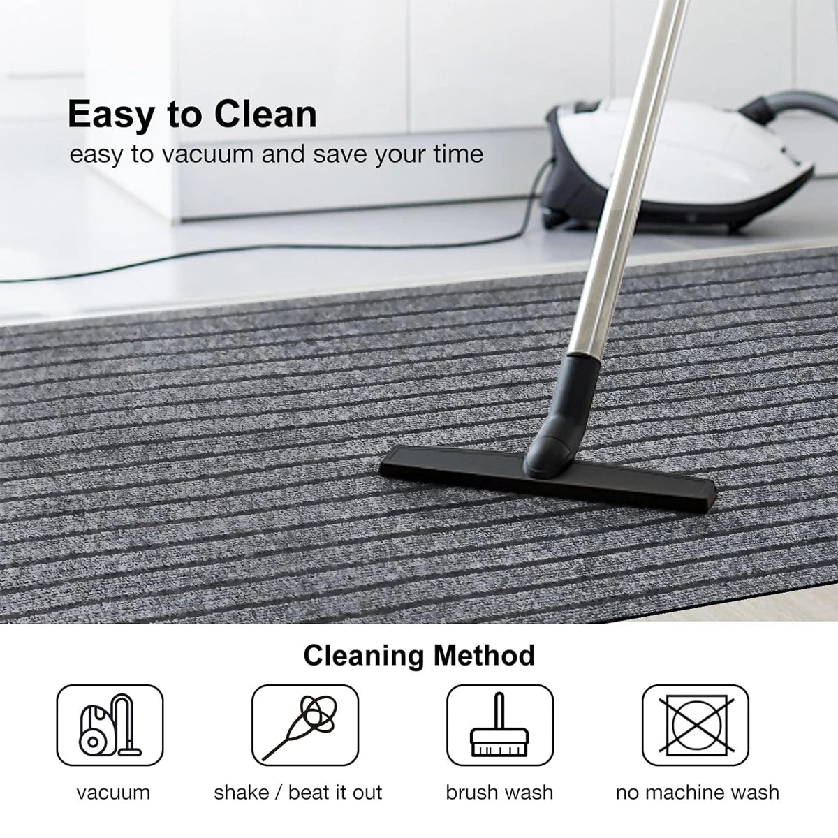 Washable Non-Slip Carpet for Kitchens, Bathrooms, entrance، and Hallways - Loovy # 