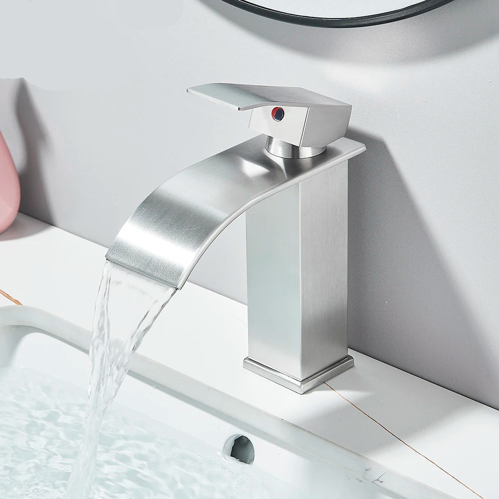 Waterfall Bathroom Basin Faucet – Elegant and Functional - Loovy