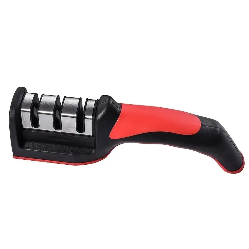 3-Stage Knife Sharpener - Quickly Sharpen Kitchen Knives with Ease - Loovy # 