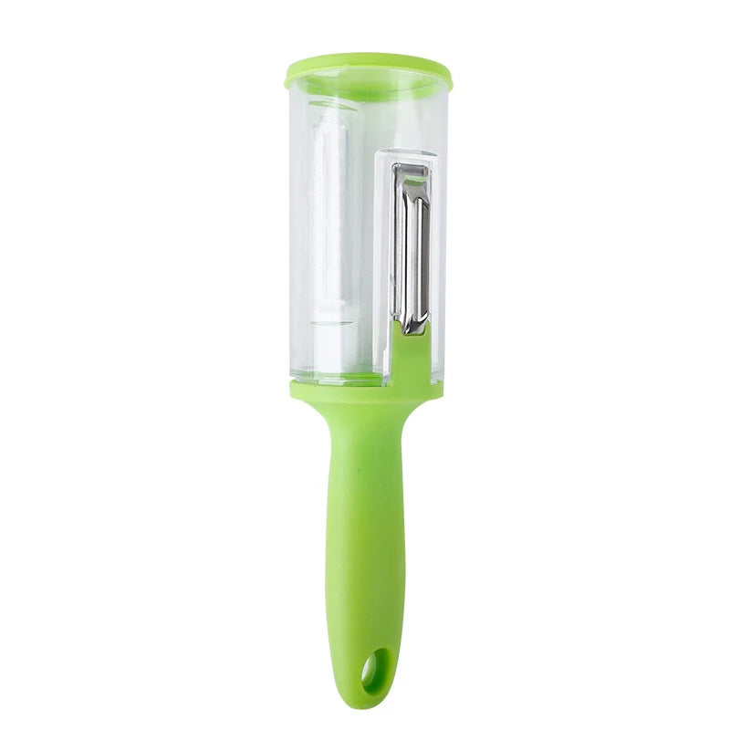 Multifunctional Peeler with Storage - Fish Scale Remover & Fruit/Vegetable Peeler - Loovy # 
