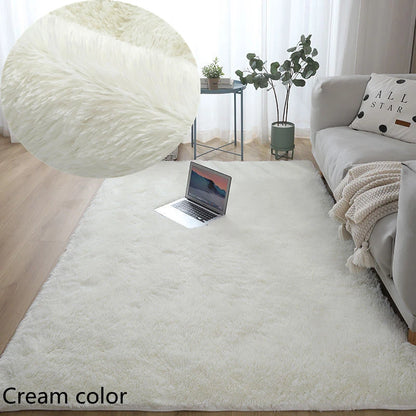Fluffy Non-Slip Carpet – Modern Bedroom & Living Room Rug for Home Décor - Loovy # 