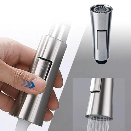 G1/2 Kitchen Faucet Pull-Out Sprayer - Replacement Nozzle for Easy Cleaning - Loovy # 